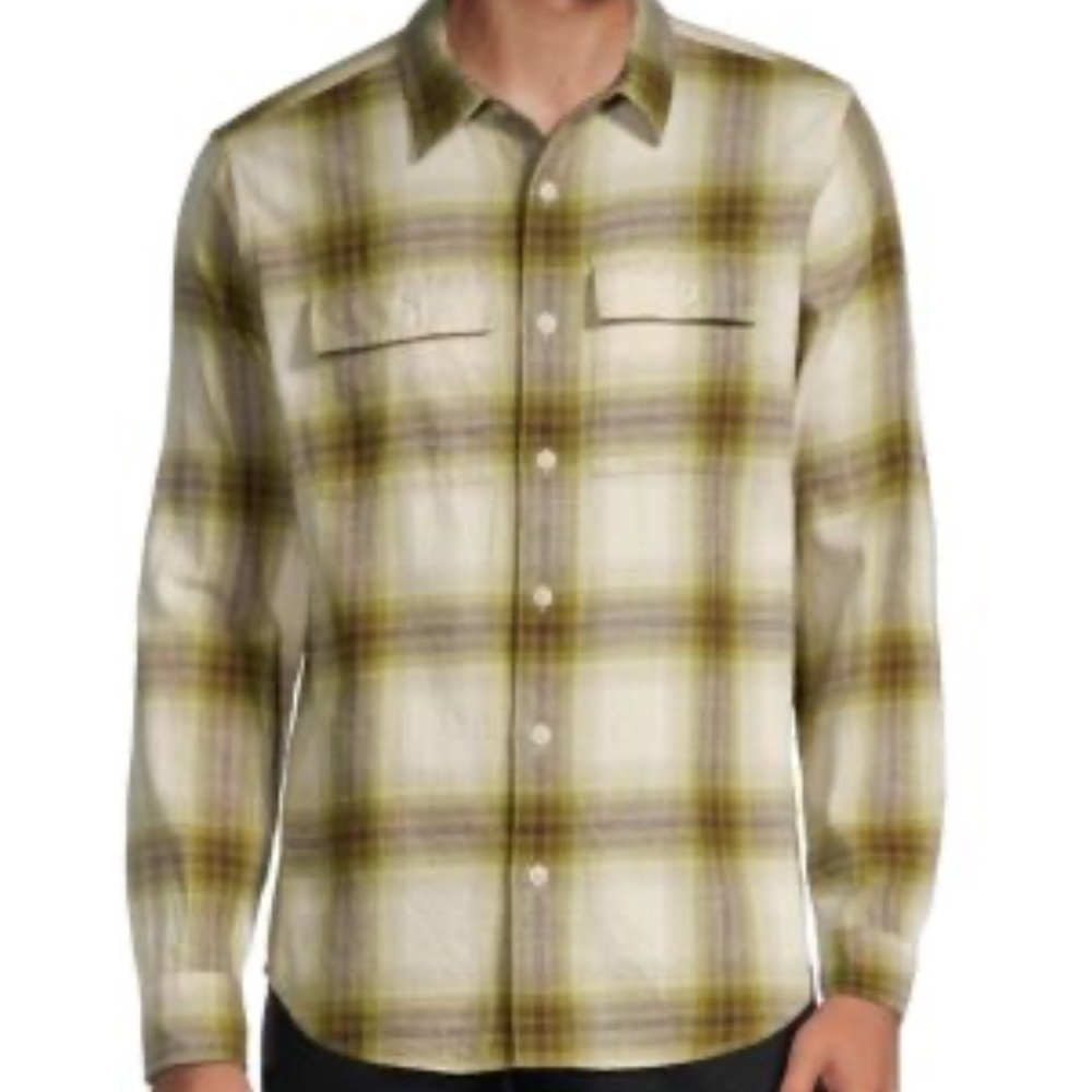 Madewell Perfect Fit Plaid Flannel Button Down Size Large